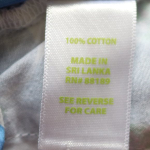 52 Lilly Pulitzer Callahan Shorts sz 0 Blue Floral T019 - Picture 6 of 7